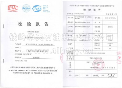 檢驗(yàn)報(bào)告